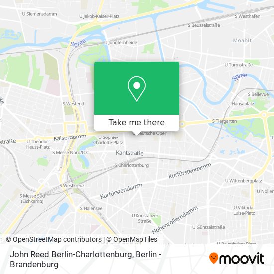 Карта John Reed Berlin-Charlottenburg