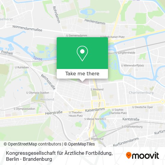 Kongressgesellschaft für Ärztliche Fortbildung map