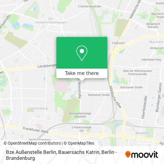 Bze Außenstelle Berlin, Bauersachs Katrin map