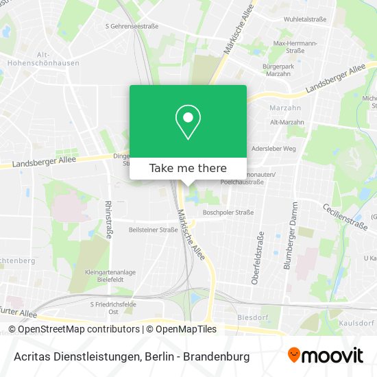 Acritas Dienstleistungen map