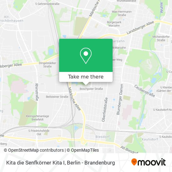 Kita die Senfkörner Kita I map