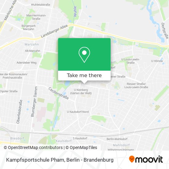 Kampfsportschule Pham map