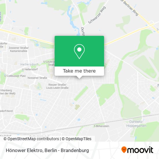 Hönower Elektro map