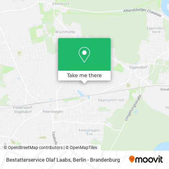 Карта Bestatterservice Olaf Laabs