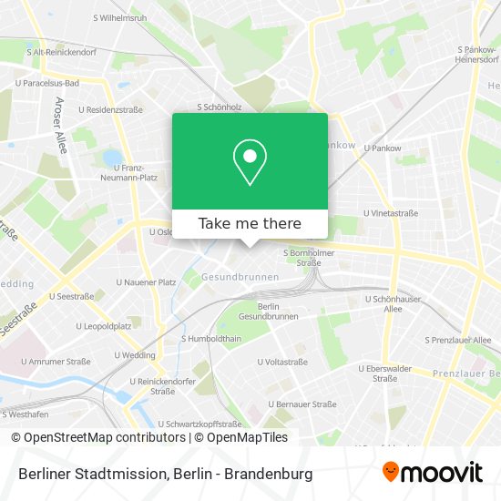 Berliner Stadtmission map