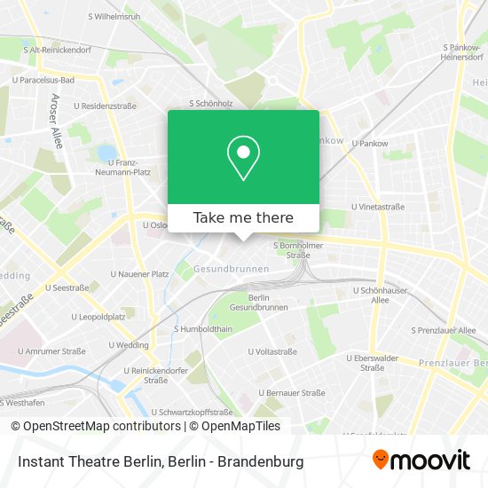 Instant Theatre Berlin map