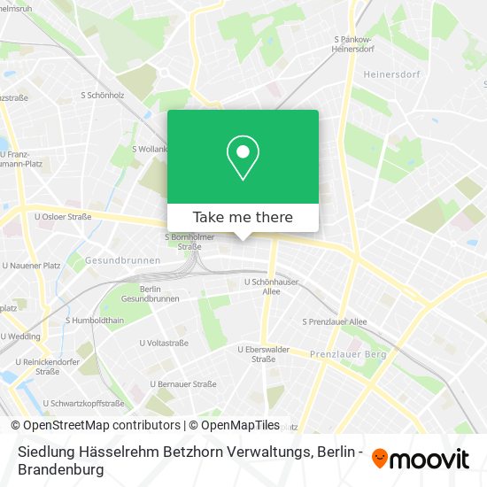 Siedlung Hässelrehm Betzhorn Verwaltungs map