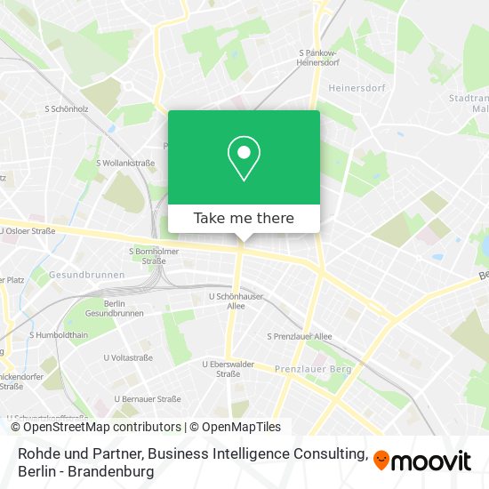 Rohde und Partner, Business Intelligence Consulting map