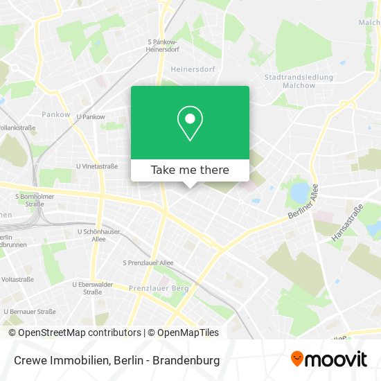 Crewe Immobilien map