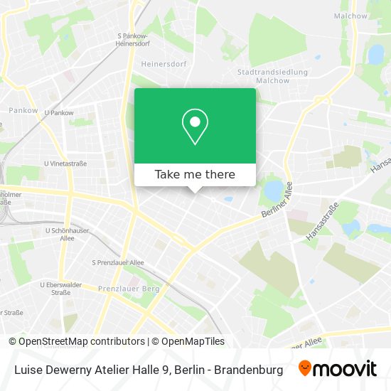 Карта Luise Dewerny Atelier Halle 9