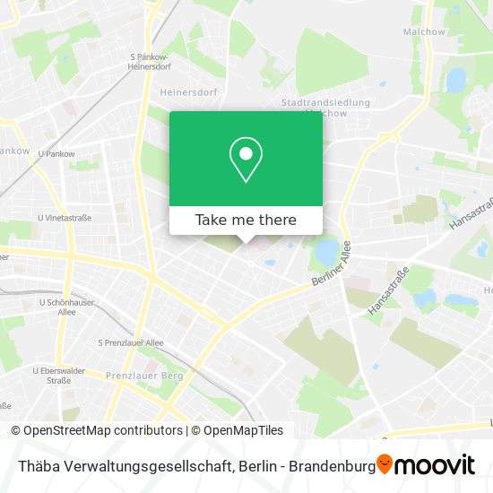 Карта Thäba Verwaltungsgesellschaft