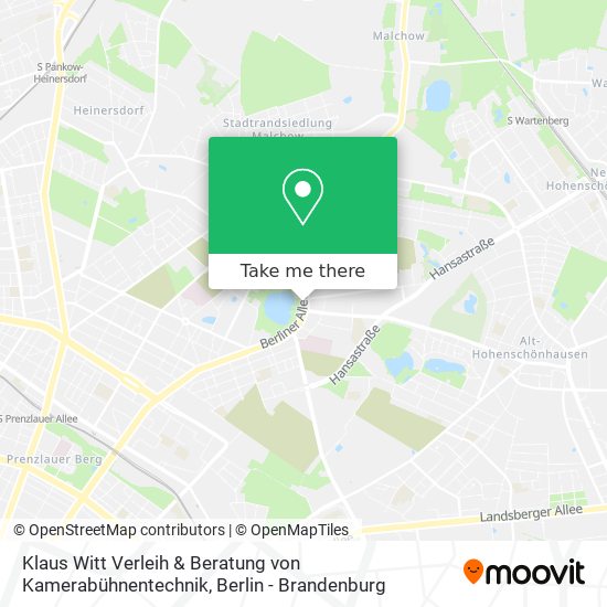 Klaus Witt Verleih & Beratung von Kamerabühnentechnik map