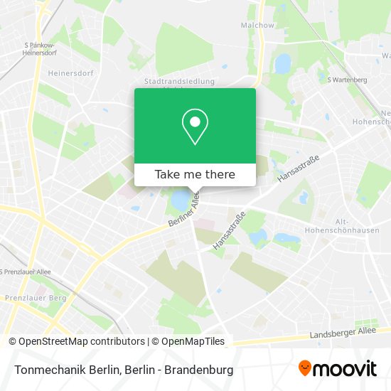 Tonmechanik Berlin map