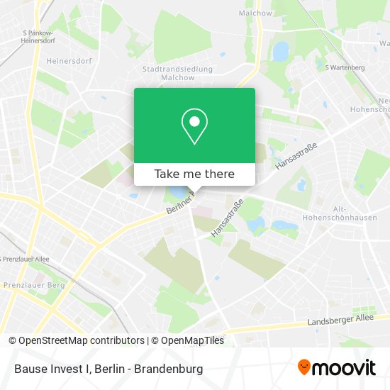 Bause Invest I map