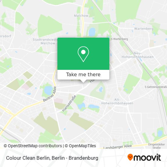 Colour Clean Berlin map