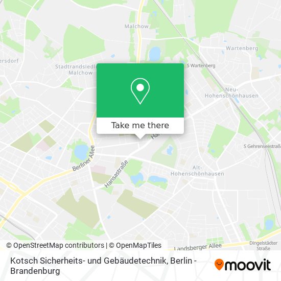 Kotsch Sicherheits- und Gebäudetechnik map