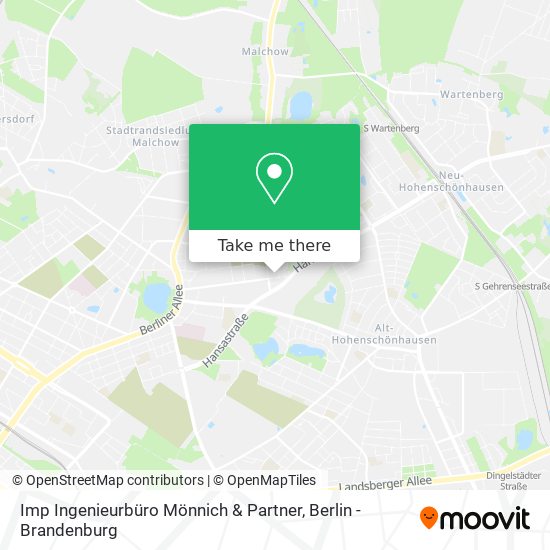 Карта Imp Ingenieurbüro Mönnich & Partner