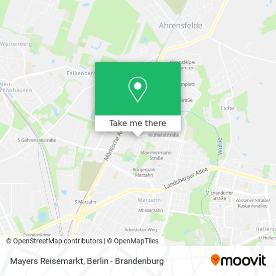 Карта Mayers Reisemarkt