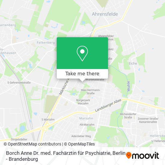 Borch Anne Dr. med. Fachärztin für Psychiatrie map