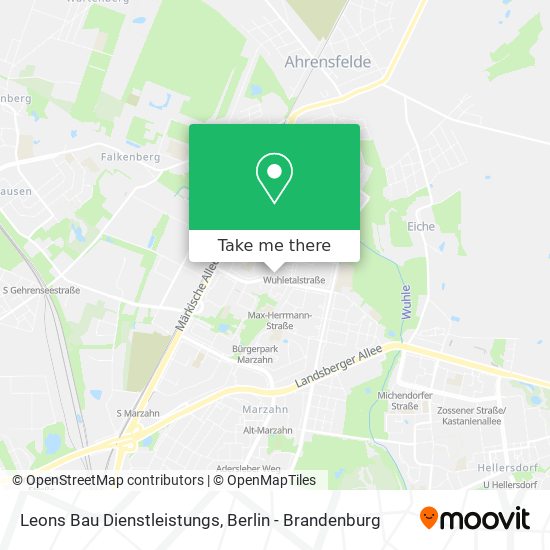 Leons Bau Dienstleistungs map