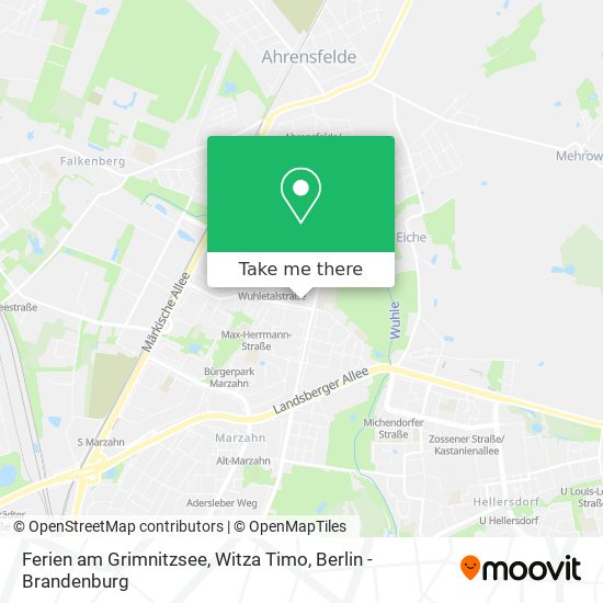 Карта Ferien am Grimnitzsee, Witza Timo