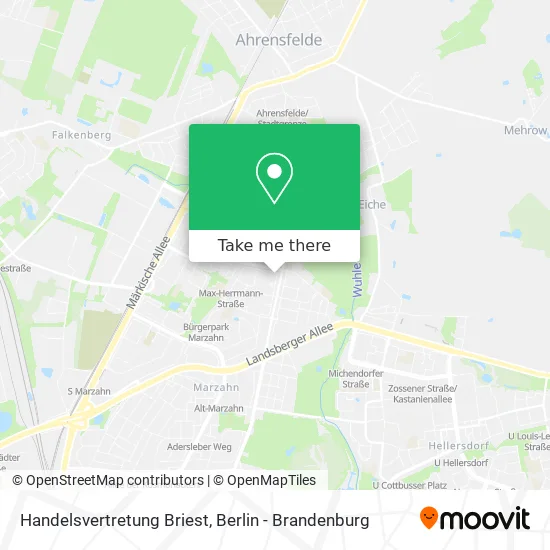 Карта Handelsvertretung Briest