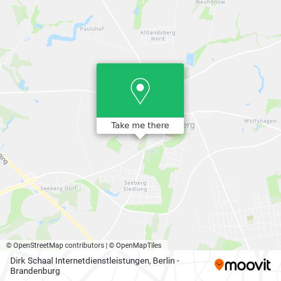 Dirk Schaal Internetdienstleistungen map
