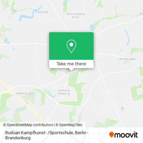 Buduan Kampfkunst- /Sportschule map