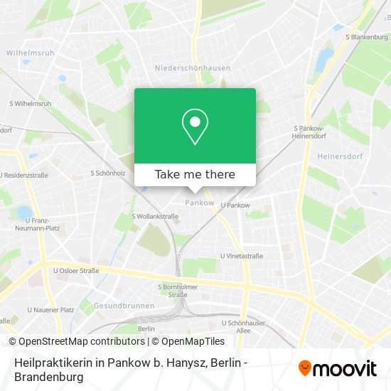 Heilpraktikerin in Pankow b. Hanysz map