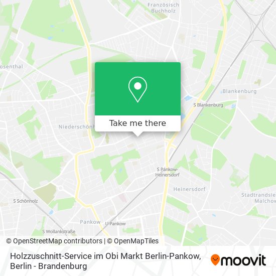 Holzzuschnitt-Service im Obi Markt Berlin-Pankow map