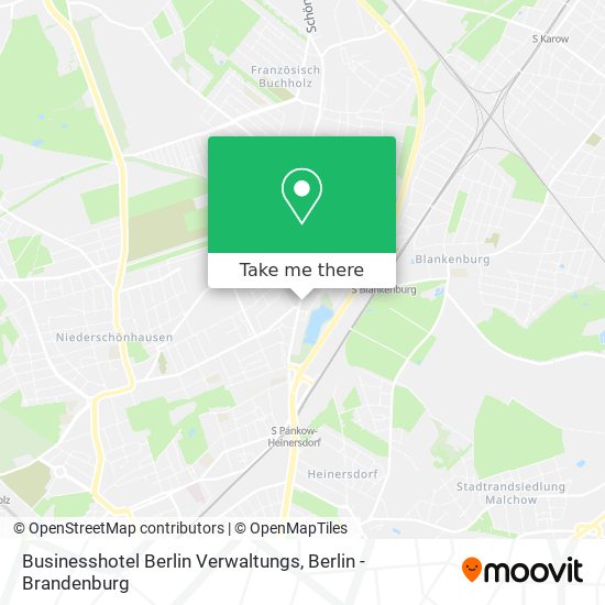 Businesshotel Berlin Verwaltungs map