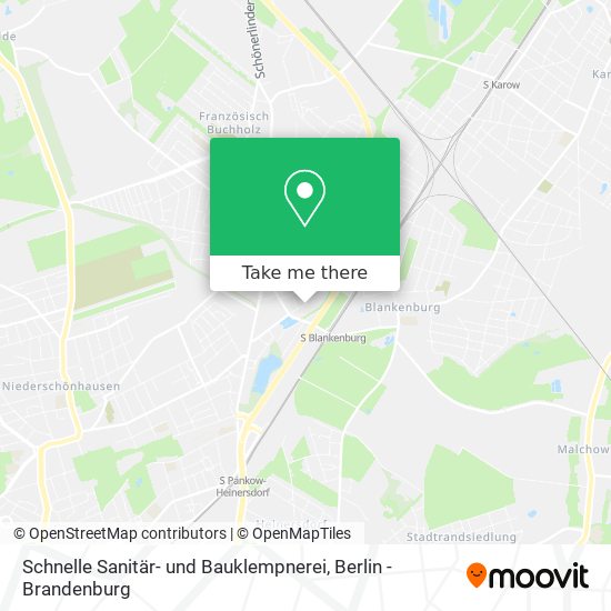 Schnelle Sanitär- und Bauklempnerei map