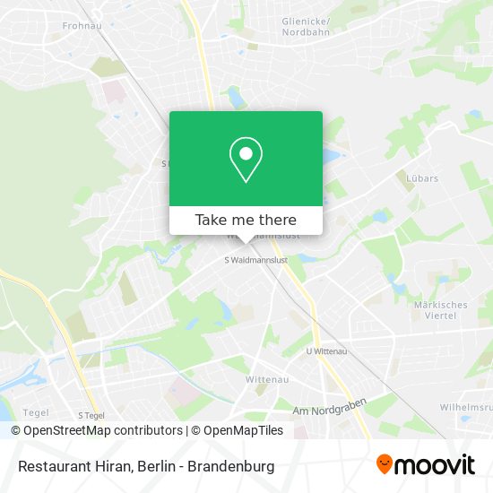 Restaurant Hiran map