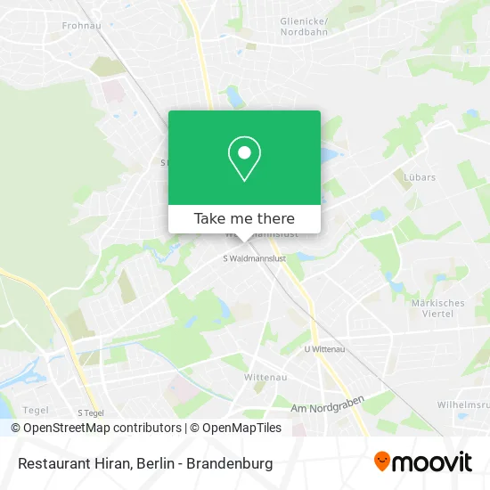 Restaurant Hiran map