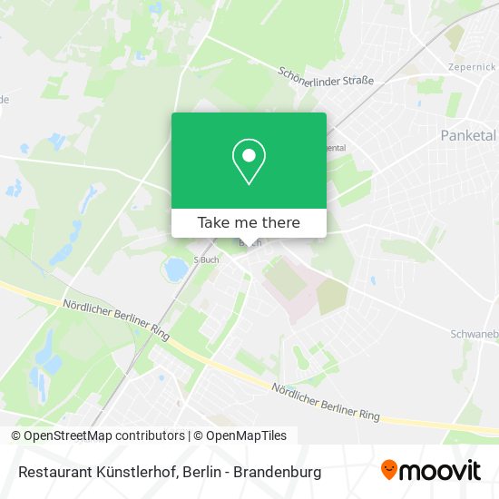 Restaurant Künstlerhof map