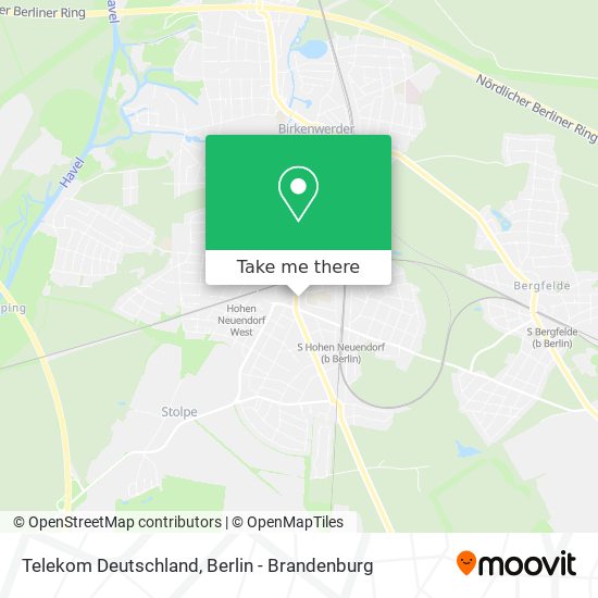 Telekom Deutschland map