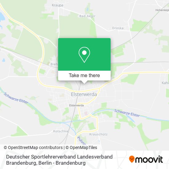 Deutscher Sportlehrerverband Landesverband Brandenburg map