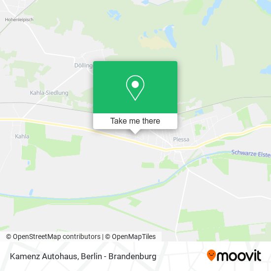 Kamenz Autohaus map