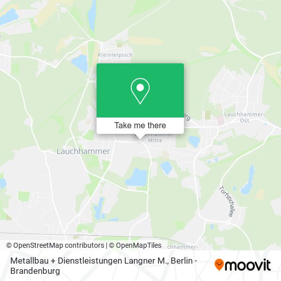 Карта Metallbau + Dienstleistungen Langner M.
