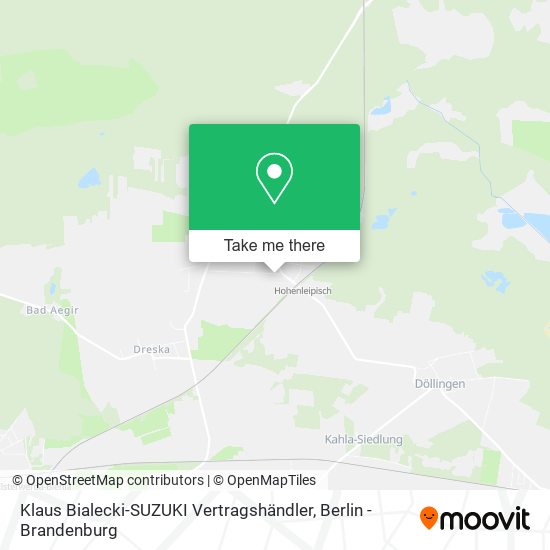 Klaus Bialecki-SUZUKI Vertragshändler map
