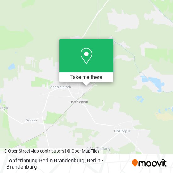Töpferinnung Berlin Brandenburg map