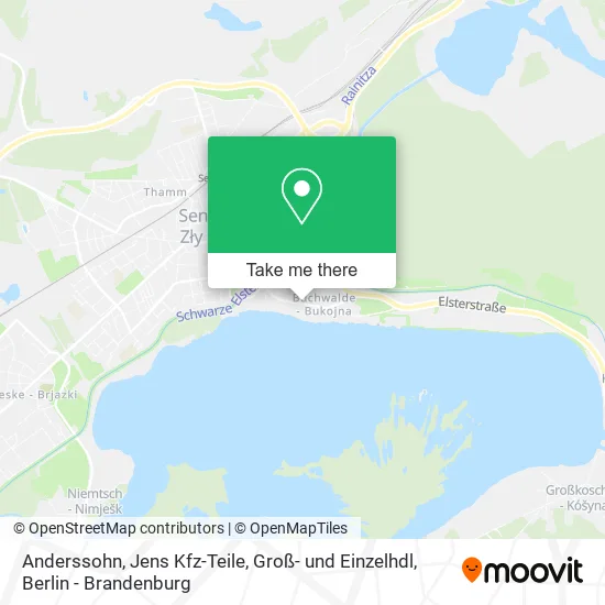 Карта Anderssohn, Jens Kfz-Teile, Groß- und Einzelhdl