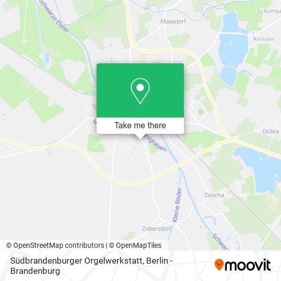 Südbrandenburger Orgelwerkstatt map