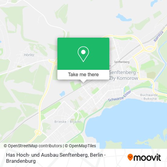 Has Hoch- und Ausbau Senftenberg map