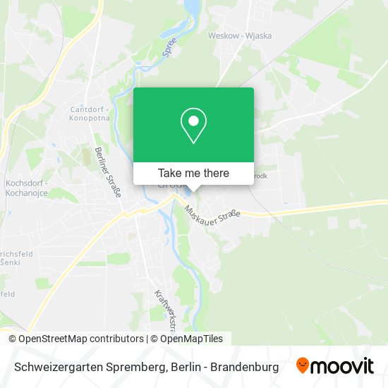 Schweizergarten Spremberg map