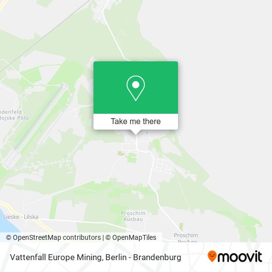 Vattenfall Europe Mining map