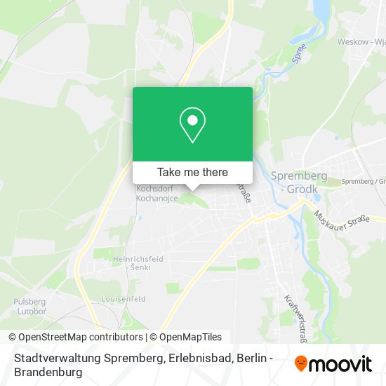 Карта Stadtverwaltung Spremberg, Erlebnisbad