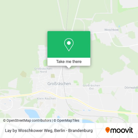Lay by Woschkower Weg map