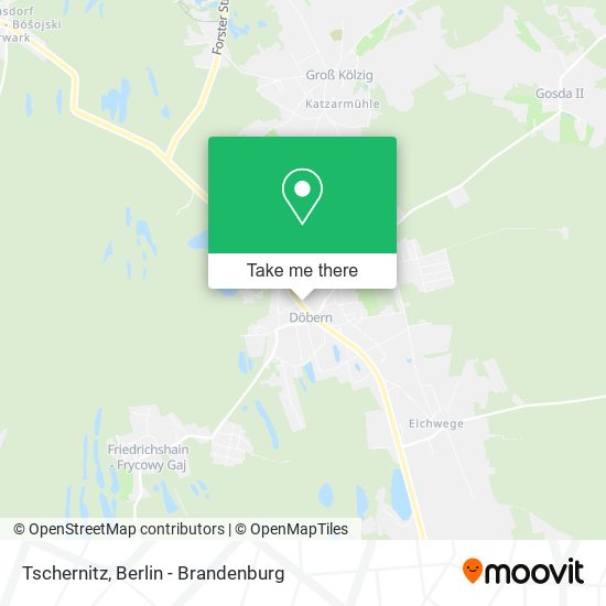 Tschernitz map