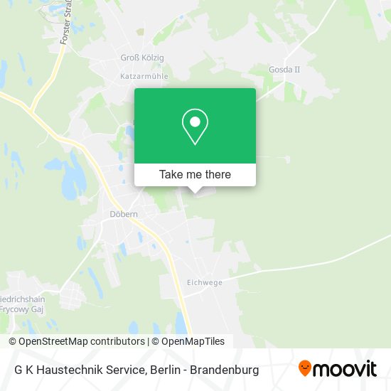 G K Haustechnik Service map